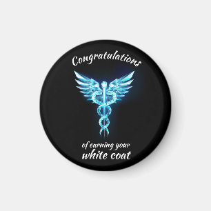 Witte Jas Ceremonie Crystal Medical Magneet