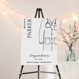 Witte jas ceremonie gefeliciteerd