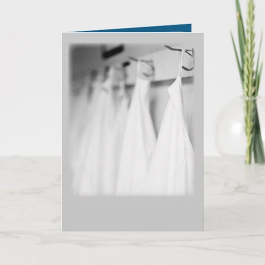 Witte Jas Ceremonie Gefeliciteerd Hypocratische Oa Kaart (Voorkant)