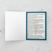 Witte Jas Ceremonie Gefeliciteerd Hypocratische Oa Kaart (Binnen)