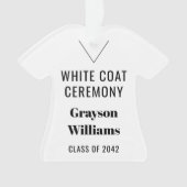 Witte Jas Ceremonie Naam Ornament (voorkant)