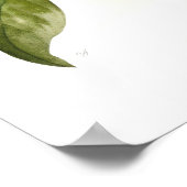 Witte Jasmijn Bloemen Art Print Poster (Hoek)