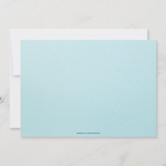 Witte Jasmijnen bruiloft uitnodiging (Achterkant)