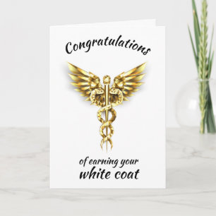 Witte Jassen Ceremonie Gouden Medisch  Kaart