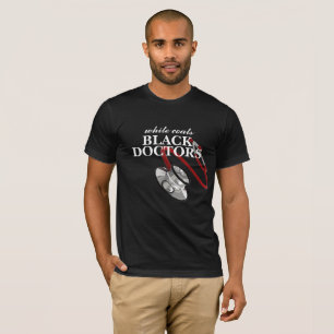 Witte jassen, zwarte doctoren t-shirt
