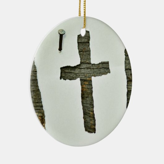 Witte Jezus Keramisch Ornament (Rechts)