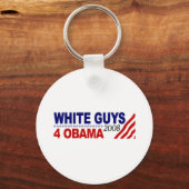 Witte jongens 4 Obama Sleutelhanger (Voorkant)