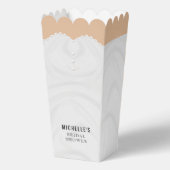 Witte jurk bruiloft Vrijgezellenfeest Bedankdoosjes (Voorkant)