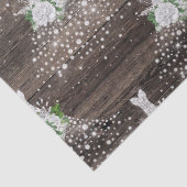 Witte jurken en Rozen op houtontkoppeling Tissuepapier (Detail)