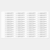 Witte kaars, tamper-bestendig zegel Uw Logo labels (Vel)