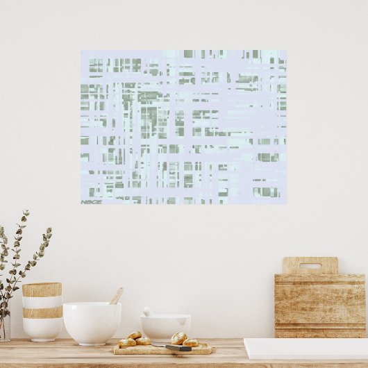 Witte kaart poster (Keuken)