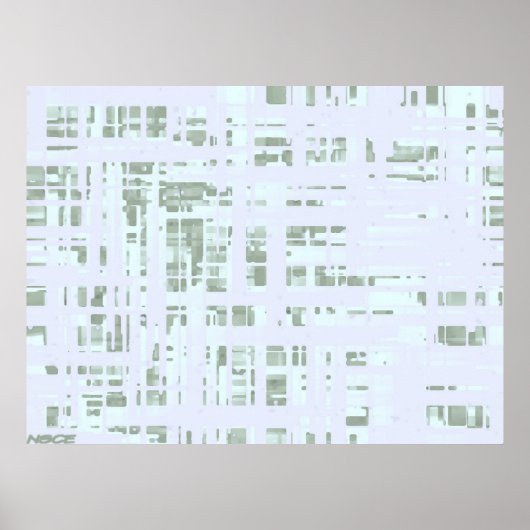 Witte kaart poster (Voorkant)