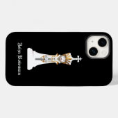 Witte kaas / Gepersonaliseerde naam Case-Mate iPhone Case (Achterkant (horizontaal))