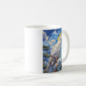 Witte kaketoe koffiemok (Voorkant rechts)