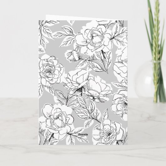 Witte  kalligrafie Moderne foto bruiloft Bedankkaart (Achterkant)