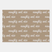 Witte kalligrafie Schrijf uw eigen vakantie groet Inpakpapier Vel (Voorkant 2)