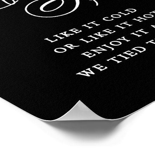 Witte kalligrafie van elegant cafebout | Grafische Poster (Hoek)