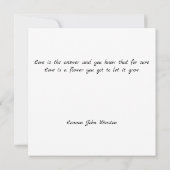 Witte kamellia sumi-inkt en japanese waterverf bedankkaart (Achterkant)