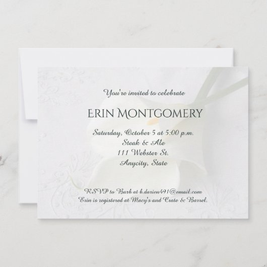 Witte kammeling op linnen kaart (Achterkant)