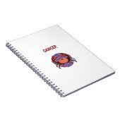 Witte Kanker, sterrenbeeld, sterrenbeeld afdruk Notitieboek (Rechterzijde)