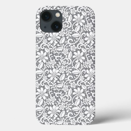 Witte kant 1 Case-Mate iPhone case (Achterkant)
