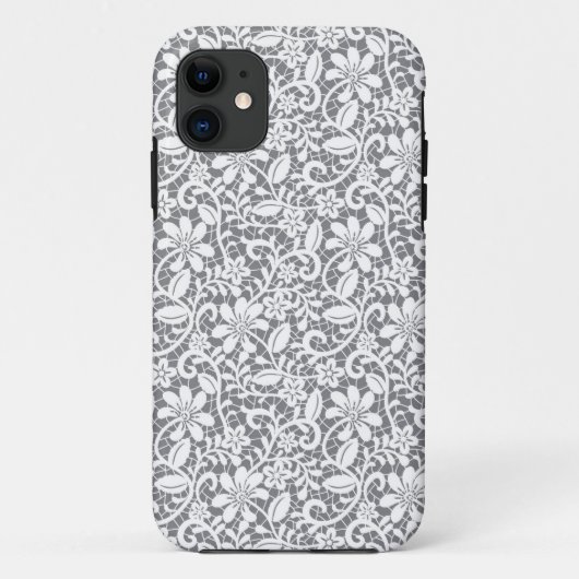 Witte kant 1 Case-Mate iPhone case (Achterkant)