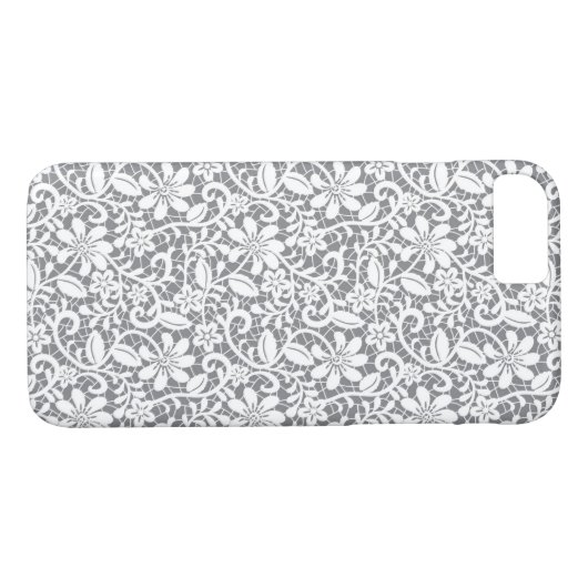 Witte kant 1 Case-Mate iPhone case (Achterkant (Horizontaal))