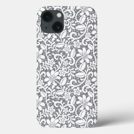 Witte kant 1 Case-Mate iPhone case (Achterkant)
