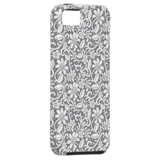 Witte kant 1 Case-Mate iPhone case (Back/Rechts)