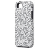 Witte kant 1 Case-Mate iPhone case (Achterkant Links)