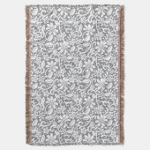 Witte kant 1 deken (Voorkant Verticaal)