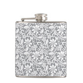 Witte kant 1 heupfles (Voorkant)