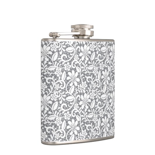 Witte kant 1 heupfles (Rechts)