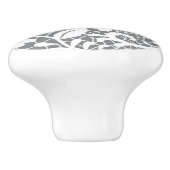 Witte kant 1 keramische knop (Zijkant)