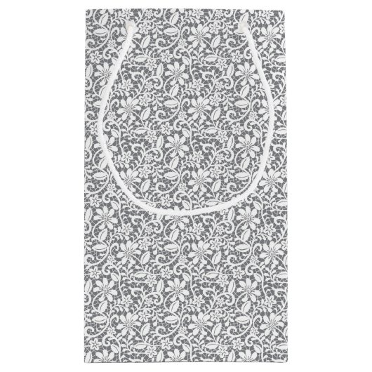 Witte kant 1 klein cadeauzakje (Achterkant)