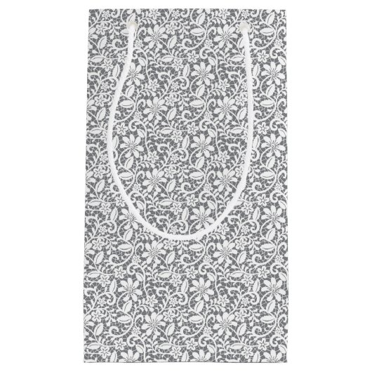 Witte kant 1 klein cadeauzakje (Voorkant)