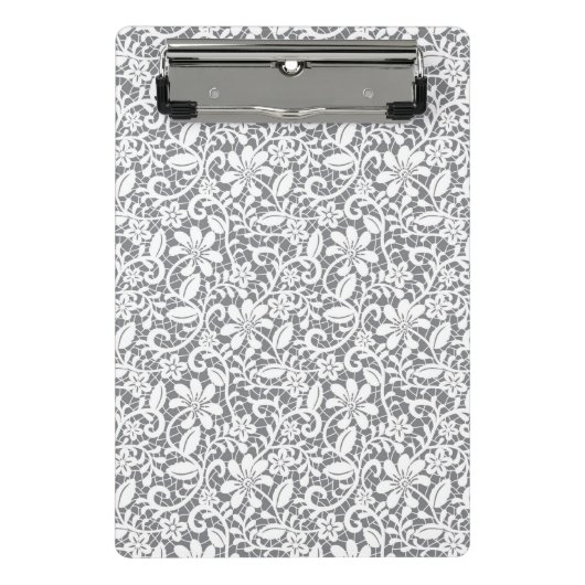 Witte kant 1 mini klembord (Voorkant)