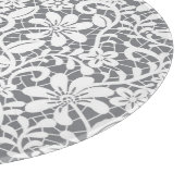 Witte kant 1 snijplank (Hoek)