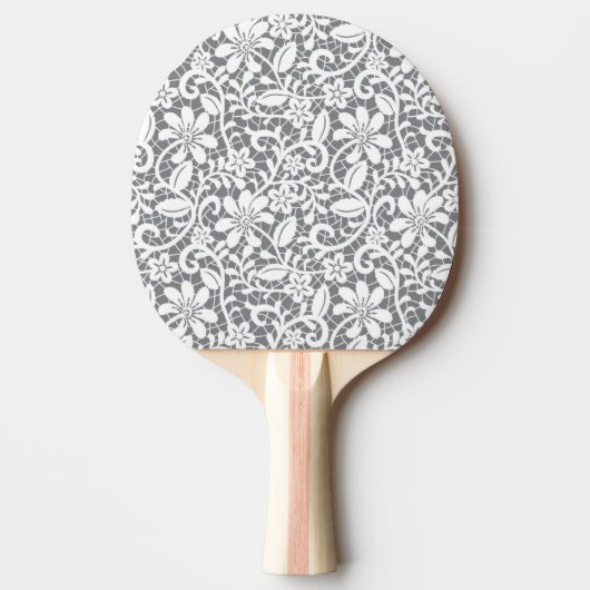 Witte kant 1 tafeltennisbatje (Voorkant)