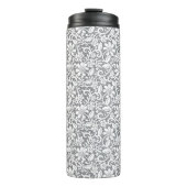 Witte kant 1 thermosbeker (Voorkant)