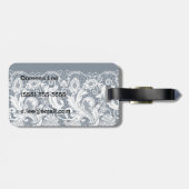 Witte kant 2 bagagelabel (Achterkant horizontaal)