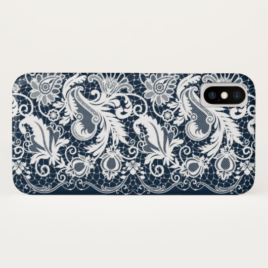 Witte kant 2 Case-Mate iPhone case (Achterkant (horizontaal))