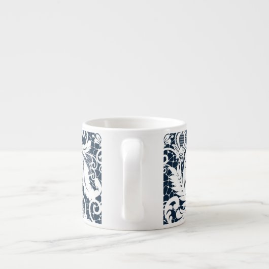 Witte kant 2 espresso kop (Achterkant)