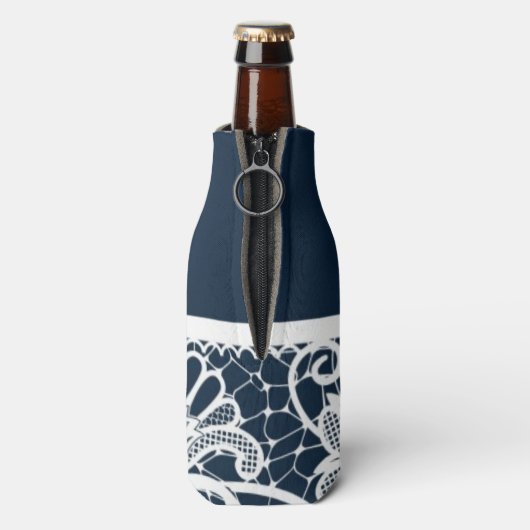 Witte kant 2 flesjeskoeler (Fles Achterkant)