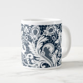 Witte kant 2 grote koffiekop (Voorkant rechts)