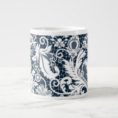 Witte kant 2 grote koffiekop (Voorkant)