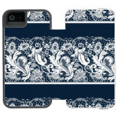 Witte kant 2 incipio iPhone portemonnee hoesje (Agenda Open)