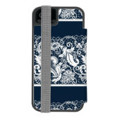 Witte kant 2 incipio iPhone portemonnee hoesje (Agenda Achterkant)