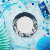 Witte kant 2 papieren bordje (Feest)