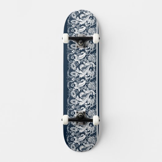 Witte kant 2 persoonlijk skateboard (Voorkant)